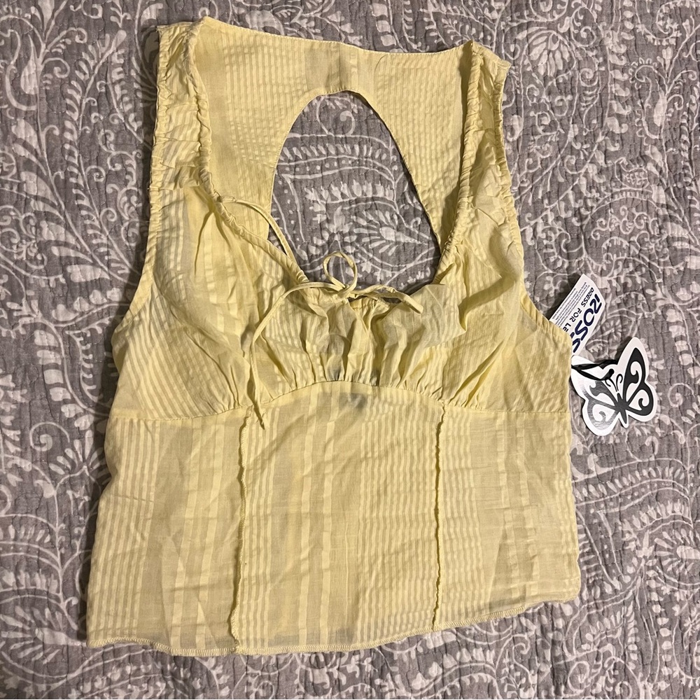 Self Esteem butter yellow top